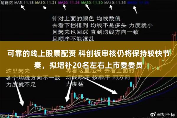 可靠的线上股票配资 科创板审核仍将保持较快节奏，拟增补20名左右上市委委员
